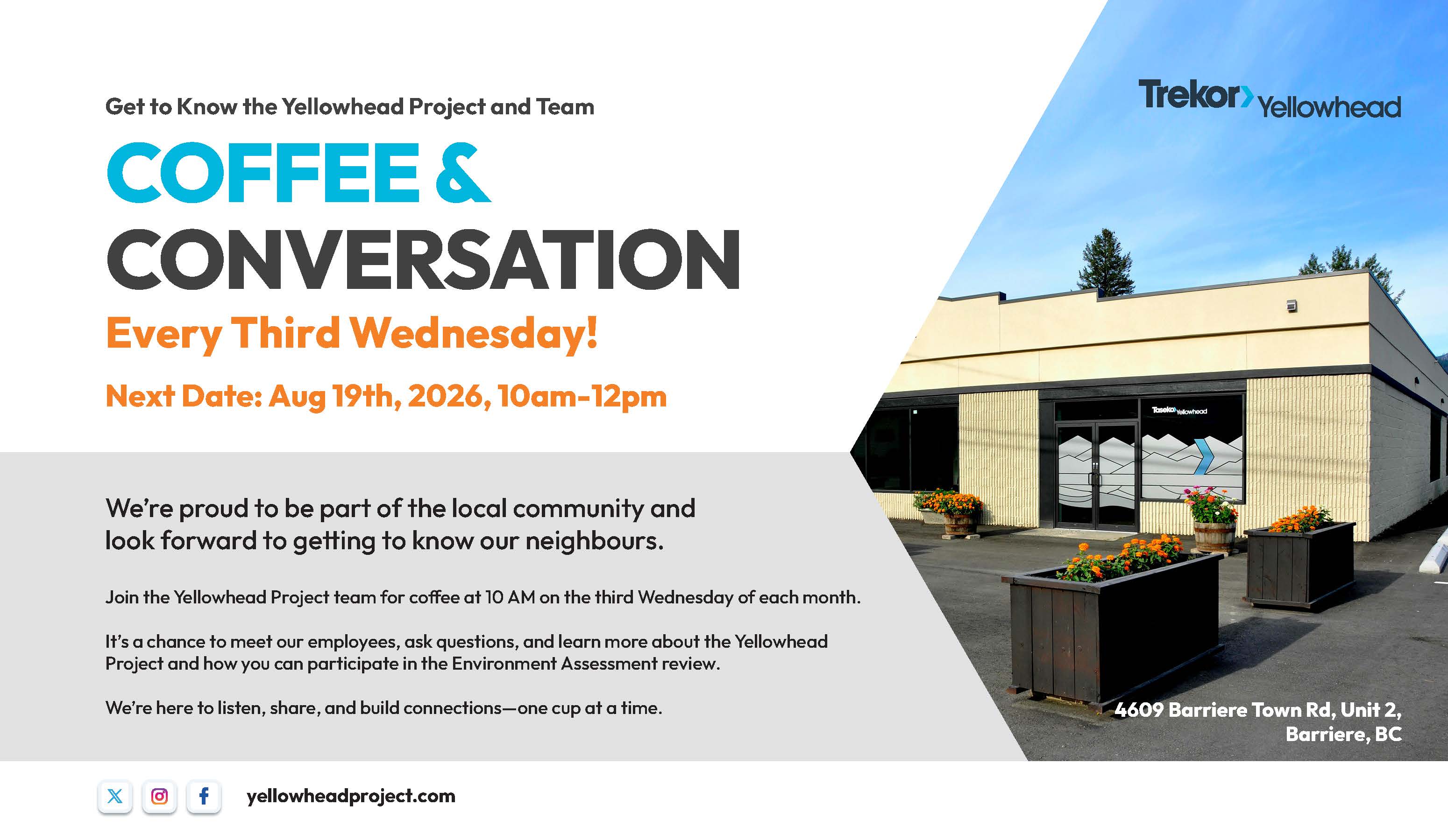 Coffee & Conversations- August - Barriere